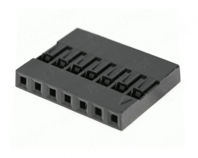 2.54mm Crimp Connector Housing 1x7 (Min Order Quantity 1pc for this Product)