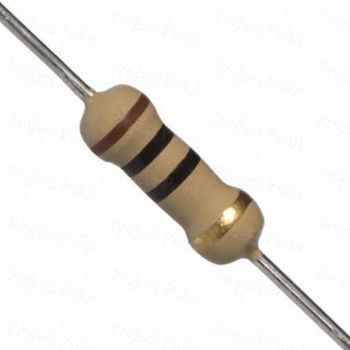 10 Ohm 1W Carbon Film Resistor 5% - High Quality (Min Order Quantity 1pc for this Product)