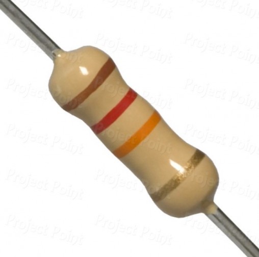 12K Ohm 2W Carbon Film Resistor 5% - High Quality (Min Order Quantity 1pc for this Product)