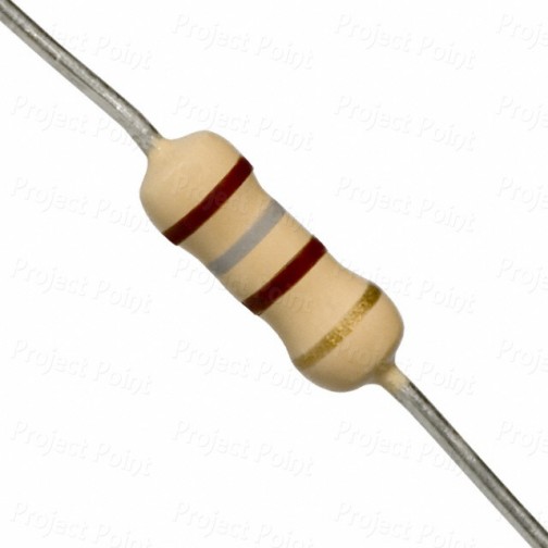 180 Ohm 0.5W Carbon Film Resistor 5% - Medium Quality (Min Order Quantity 1pc for this Product)