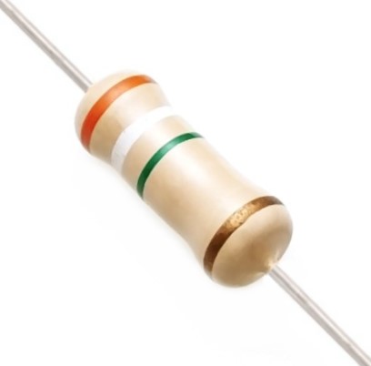 3.9M Ohm 2W Carbon Film Resistor 5% - High Quality (Min Order Quantity 1pc for this Product)