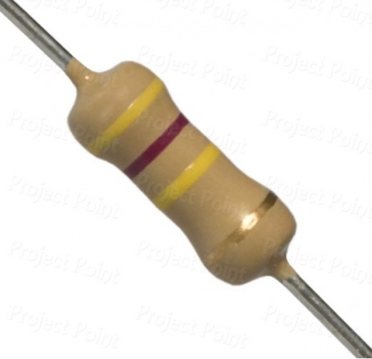 470K Ohm 1W Carbon Film Resistor 5% - High Quality (Min Order Quantity 1pc for this Product)