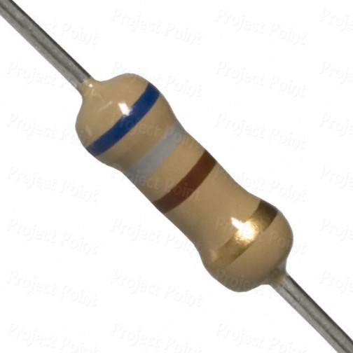 680 Ohm 1W Carbon Film Resistor 5% - High Quality (Min Order Quantity 1pc for this Product)