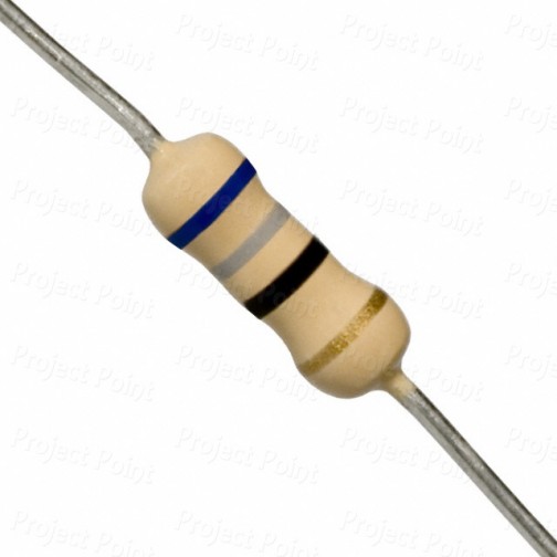 68 Ohm 1W Carbon Film Resistor 5% - High Quality (Min Order Quantity 1pc for this Product)