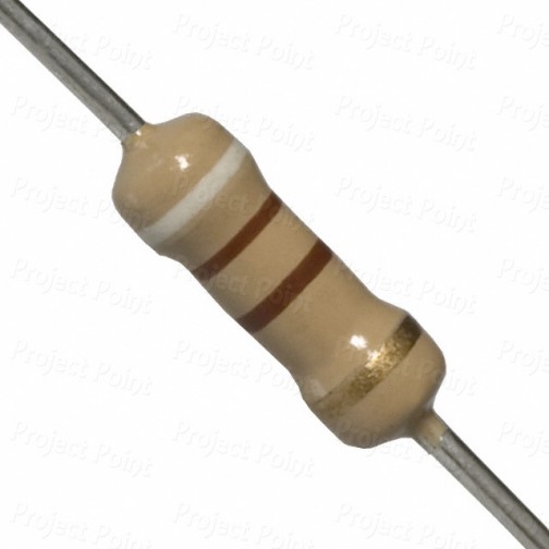910 Ohm 1W Carbon Film Resistor 5% - High Quality (Min Order Quantity 1pc for this Product)