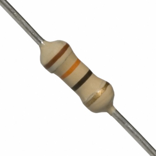 13 Ohm 0.25W Carbon Film Resistor 5% - Medium Quality (Min Order Quantity 1pc for this Product)