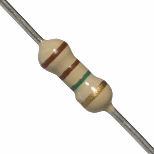 1.1M Ohm 0.25W Carbon Film Resistor 5% - High Quality (Min Order Quantity 1pc for this Product)