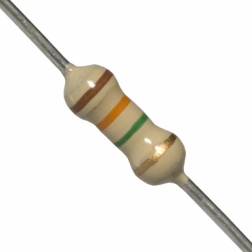 1.3M Ohm 0.25W Carbon Film Resistor 5% - High Quality (Min Order Quantity 1pc for this Product)
