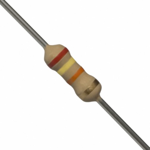 24K Ohm 0.25W Carbon Film Resistor 5% - High Quality (Min Order Quantity 1pc for this Product)