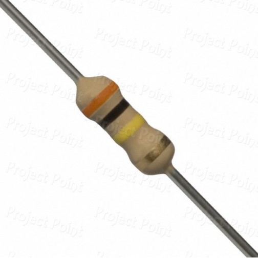 300K Ohm 0.25W Carbon Film Resistor 5% - High Quality (Min Order Quantity 1pc for this Product)