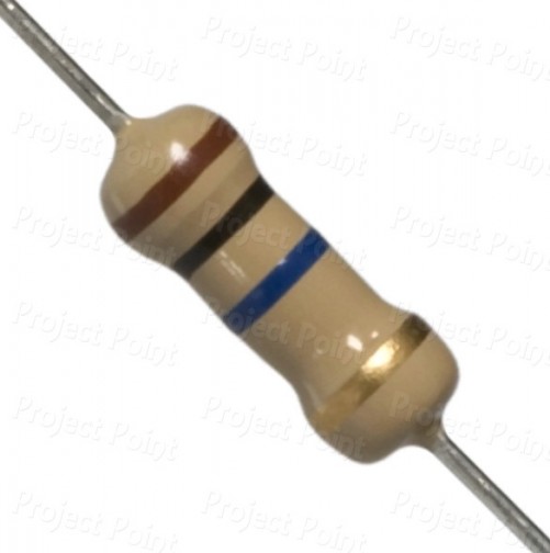10M Ohm 2W Carbon Film Resistor 5% - High Quality (Min Order Quantity 1pc for this Product)