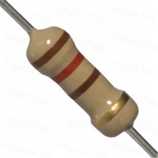 120 Ohm 2W Carbon Film Resistor 5% - High Quality (Min Order Quantity 1pc for this Product)