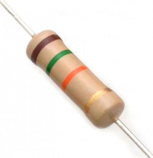 15K Ohm 2W Carbon Film Resistor 5% - High Quality (Min Order Quantity 1pc for this Product)