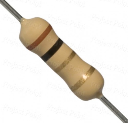 1 Ohm 2W Carbon Film Resistor 5% - High Quality (Min Order Quantity 1pc for this Product)
