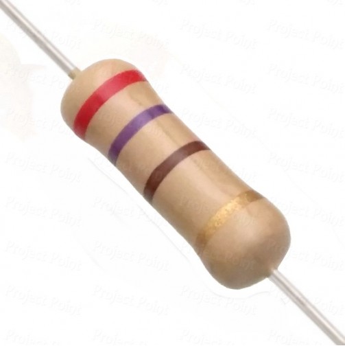270 Ohm 2W Carbon Film Resistor 5% - High Quality (Min Order Quantity 1pc for this Product)