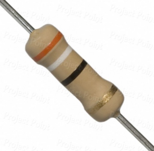 39 Ohm 2W Carbon Film Resistor 5% - High Quality (Min Order Quantity 1pc for this Product)