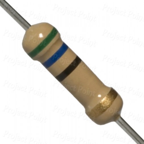 56 Ohm 2W Carbon Film Resistor 5% - High Quality (Min Order Quantity 1pc for this Product)