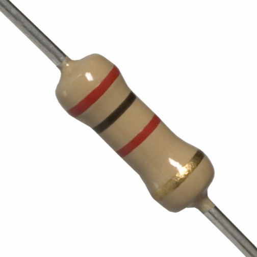 2K Ohm 0.5W Carbon Film Resistor 5% - High Quality (Min Order Quantity 1pc for this Product)