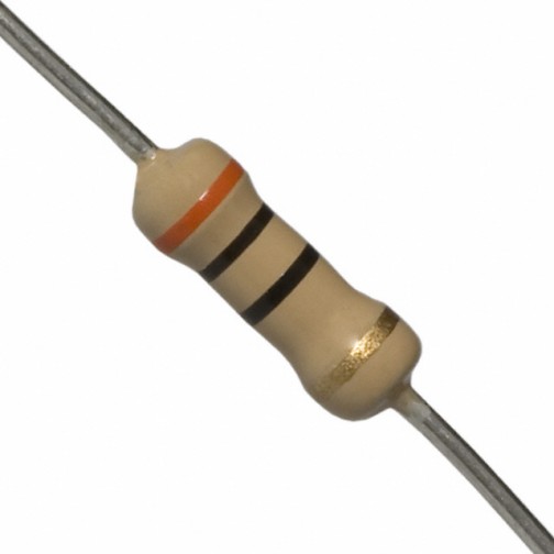 30 Ohm 0.5W Carbon Film Resistor 5% - High Quality (Min Order Quantity 1pc for this Product)