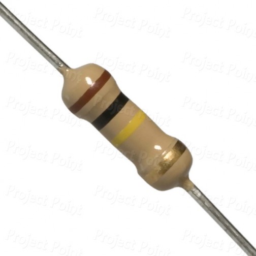 100K Ohm 0.5W Carbon Film Resistor 5% - High Quality (Min Order Quantity 1pc for this Product)