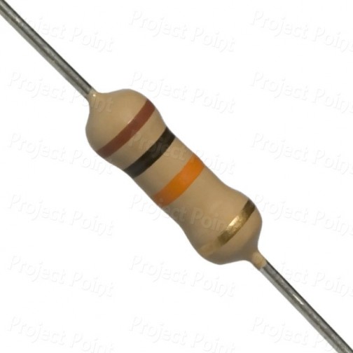 10K Ohm 0.5W Carbon Film Resistor 5% - High Quality (Min Order Quantity 1pc for this Product)
