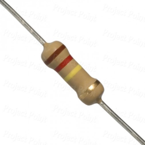 120K Ohm 0.5W Carbon Film Resistor 5% - High Quality (Min Order Quantity 1pc for this Product)