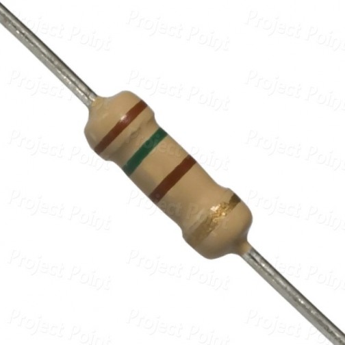 150 Ohm 0.5W Carbon Film Resistor 5% - Medium Quality (Min Order Quantity 1pc for this Product)