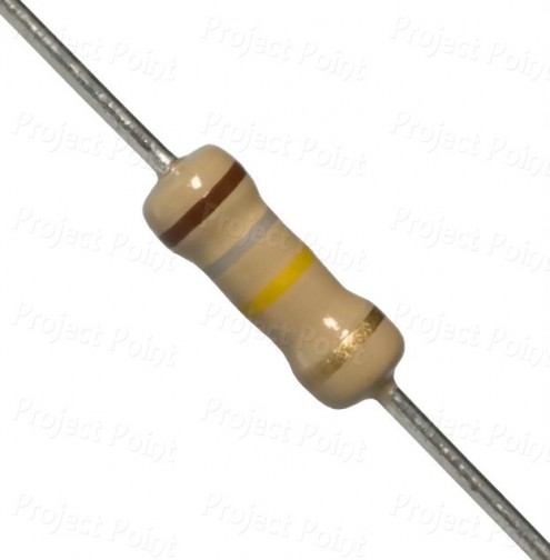 180K Ohm 0.5W Carbon Film Resistor 5% - High Quality (Min Order Quantity 1pc for this Product)