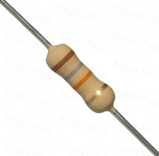 18K Ohm 0.5W Carbon Film Resistor 5% - High Quality (Min Order Quantity 1pc for this Product)