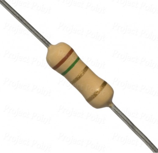 1.5 Ohm 1W Carbon Film Resistor 5% - High Quality (Min Order Quantity 1pc for this Product)