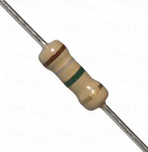 1.8M Ohm 1W Carbon Film Resistor 5% - High Quality (Min Order Quantity 1pc for this Product)