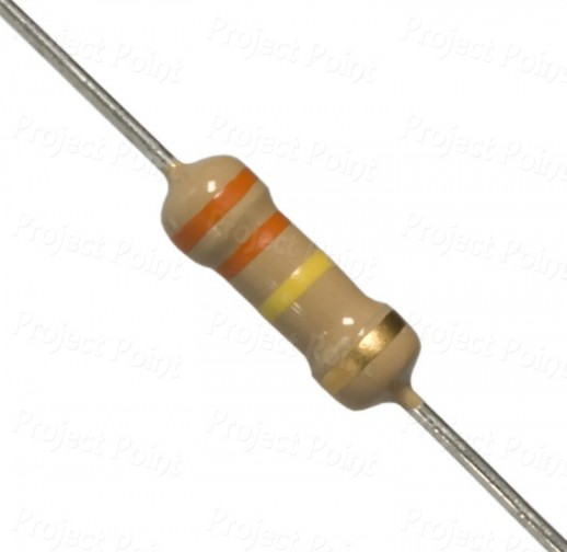 330K Ohm 0.5W Carbon Film Resistor 5% - High Quality (Min Order Quantity 1pc for this Product)