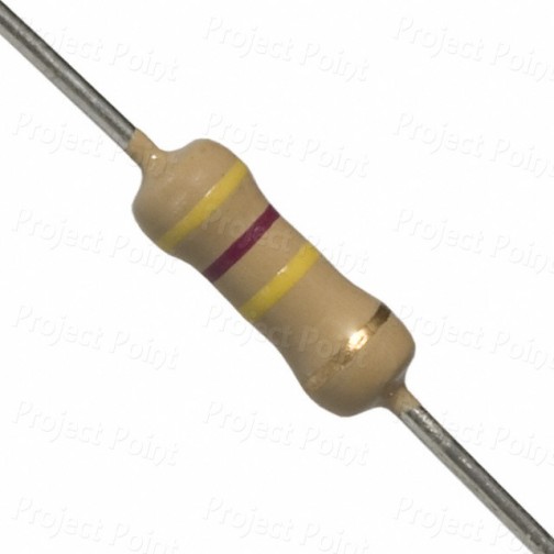 470K Ohm 0.5W Carbon Film Resistor 5% - High Quality (Min Order Quantity 1pc for this Product)