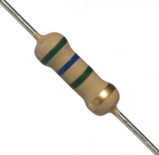 5.6M Ohm 0.5W Carbon Film Resistor 5% - High Quality (Min Order Quantity 1pc for this Product)