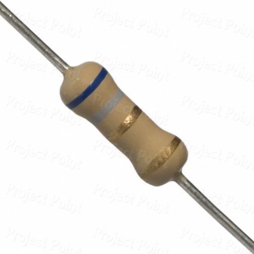 6.8 Ohm 1W Carbon Film Resistor 5% - High Quality (Min Order Quantity 1pc for this Product)