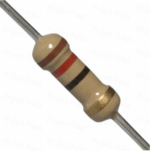 12 Ohm 2W Carbon Film Resistor 5% - High Quality (Min Order Quantity 1pc for this Product)