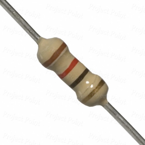 12 Ohm 0.25W Carbon Film Resistor 5% - Medium Quality (Min Order Quantity 1pc for this Product)