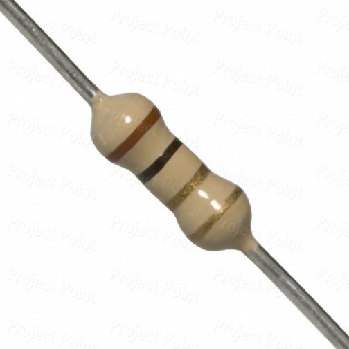 1 Ohm 0.25W Carbon Film Resistor 5% - Philips-Vishay (Min Order Quantity 1pc for this Product)