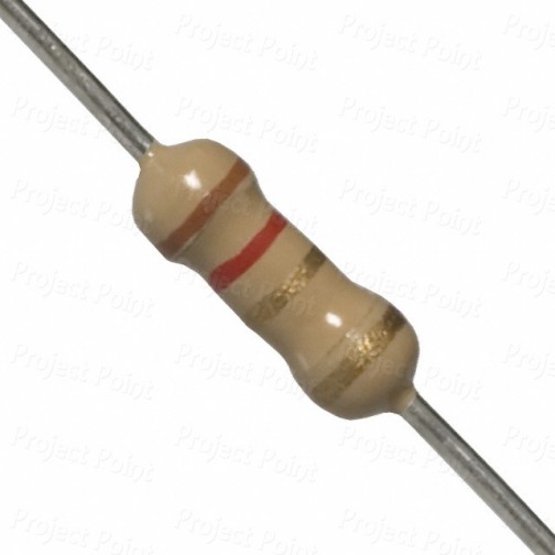 1.2 Ohm 0.25W Carbon Film Resistor 5% - Medium Quality (Min Order Quantity 1pc for this Product)
