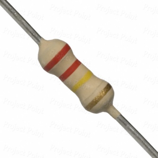 220K Ohm 0.25W Carbon Film Resistor 5% - Philips-Vishay (Min Order Quantity 1pc for this Product)