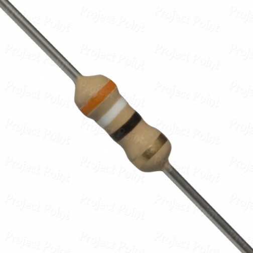 39 Ohm 0.25W Carbon Film Resistor 5% - High Quality (Min Order Quantity 1pc for this Product)