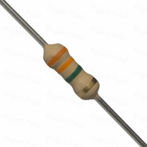 3.3M Ohm 0.25W Carbon Film Resistor 5% - Philips-Vishay (Min Order Quantity 1pc for this Product)
