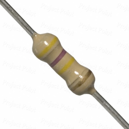 470K Ohm 0.25W Carbon Film Resistor 5% - Philips-Vishay (Min Order Quantity 1pc for this Product)