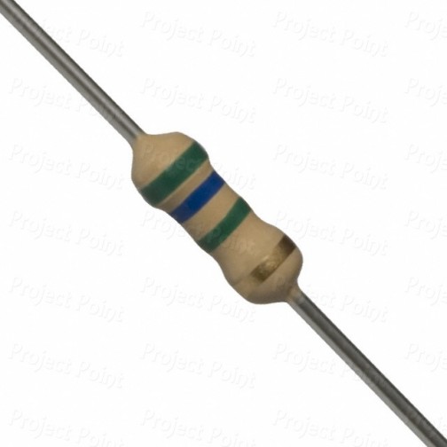 5.6M Ohm 0.25W Carbon Film Resistor 5% - High Quality (Min Order Quantity 1pc for this Product)