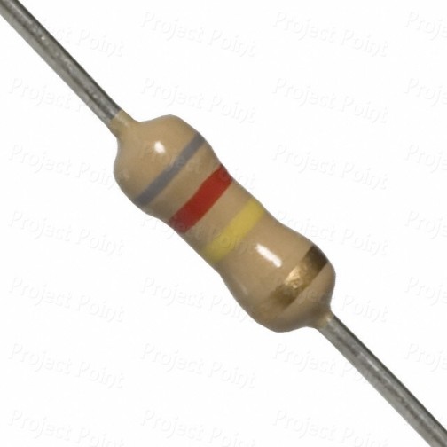 820K Ohm 0.25W Carbon Film Resistor 5% - High Quality (Min Order Quantity 1pc for this Product)
