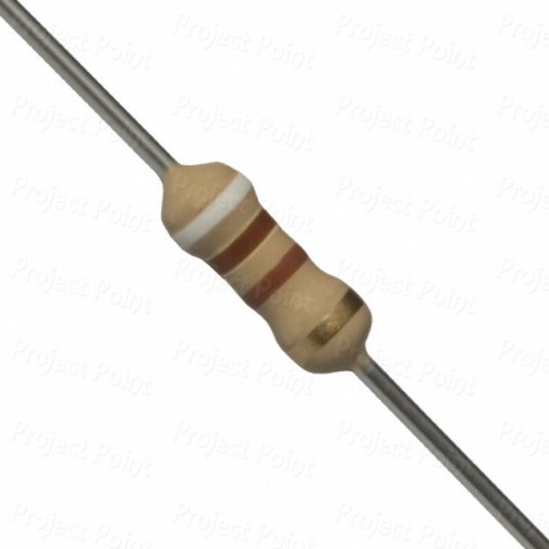 910 Ohm 0.25W Carbon Film Resistor 5% - Philips-Vishay (Min Order Quantity 1pc for this Product)