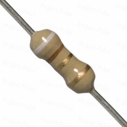 9.1 Ohm 0.25W Carbon Film Resistor 5% - Medium Quality (Min Order Quantity 1pc for this Product)