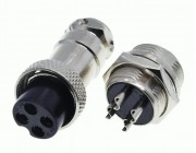 4-Pin 16mm Male And Female Circular Panel Connector
