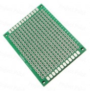 High Quality FR-4 Double Side Dot Matrix PCB - 4x6cm