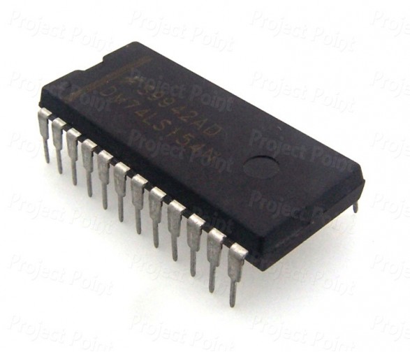 74LS154 - Decoder - Demultiplexer - National Semiconductor (Min Order Quantity 1pc for this Product)